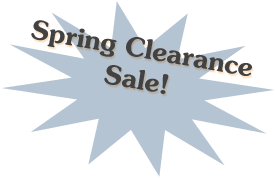 Spring Clearance Sale!